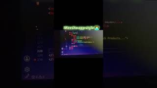 👨‍💻Animated Meesho App style code in VS code 🔥 #beginner #coding #javascript #css #html