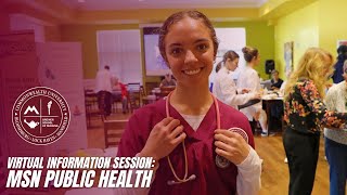 Virtual Information Session: MSN Public Health (2025)