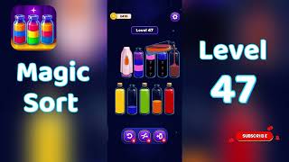 Celebrity Magic Sort Level 47 Walkthrough 🎩✨ | Go Answer Net Worth