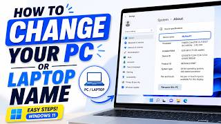 How to Change Your PC or Laptop Name on Windows 11? - #techtips #techtipsntricks #windows #windows11