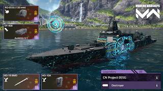 CN Project 055G — Worth Buying? 🤔 - New Bundle Destroyer Review + Gameplay - Modern Warships