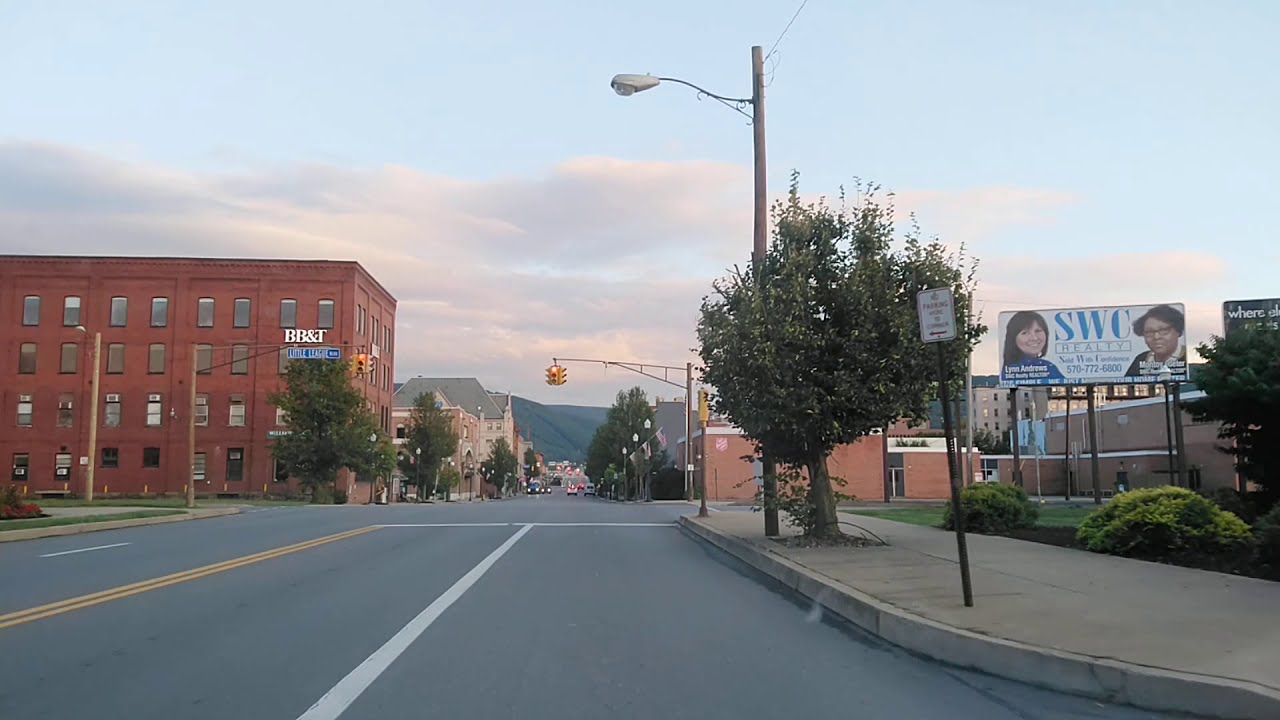 Driving from Williamsport to South Williamsport, Pennsylvania YouTube