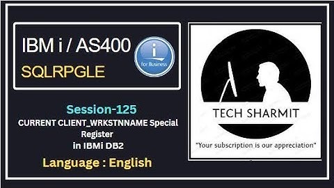 Current Client_wrkstnname  Special register in db2 sql | SQLRPGLE | ibmi training | sqlrpgle as400 |