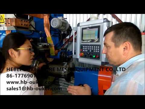 HEBEI OUKER OIL PIPE WEDGE WIRE SCREEN WELDING MACHINE