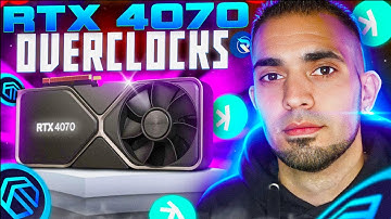 RTX 4070 Hashrates and Overclocks | 10+ Cryptocurrencies in Under 5 Minutes!