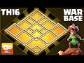 THE NEW BEAST TH16 CWL WAR BASE! CLASH OF CLANS #0589