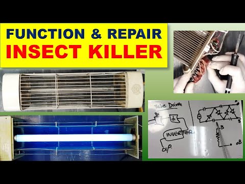 #214 How to Repair INSECT KILLER / BUG KILLER / ELECTRONIC BUG ZAPPER