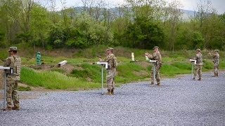 U.S. Soldiers Show Off Skills with M17 Pistol! Live Fire Training at Fort Indiantown Gap