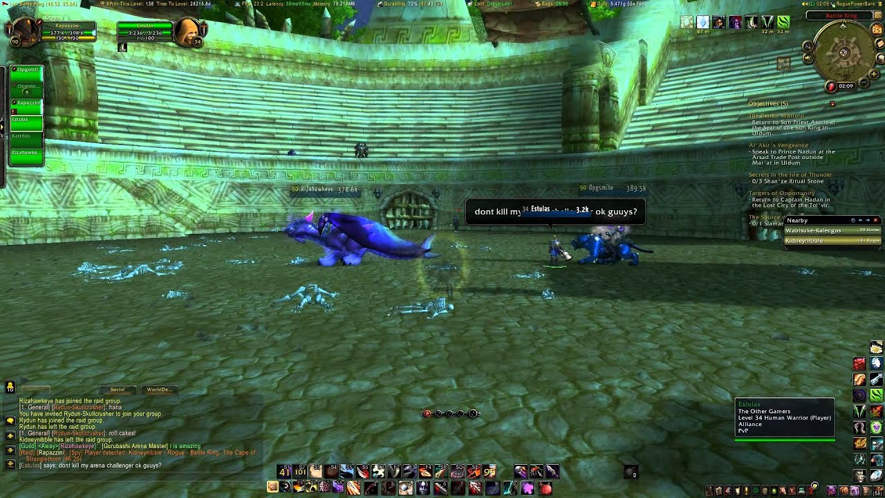 Gurubashi Arena Fight for the Chest YouTube