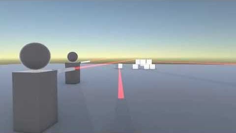 VR experiment #1 - Gaze input