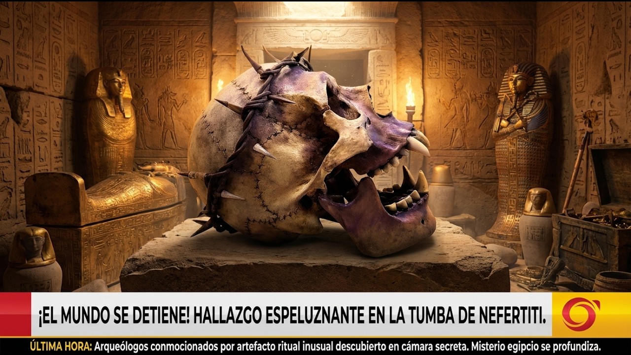 ¡Hallazgo BRUTAL en la tumba de Nefertiti: una puerta oculta bajo Tutankamón!