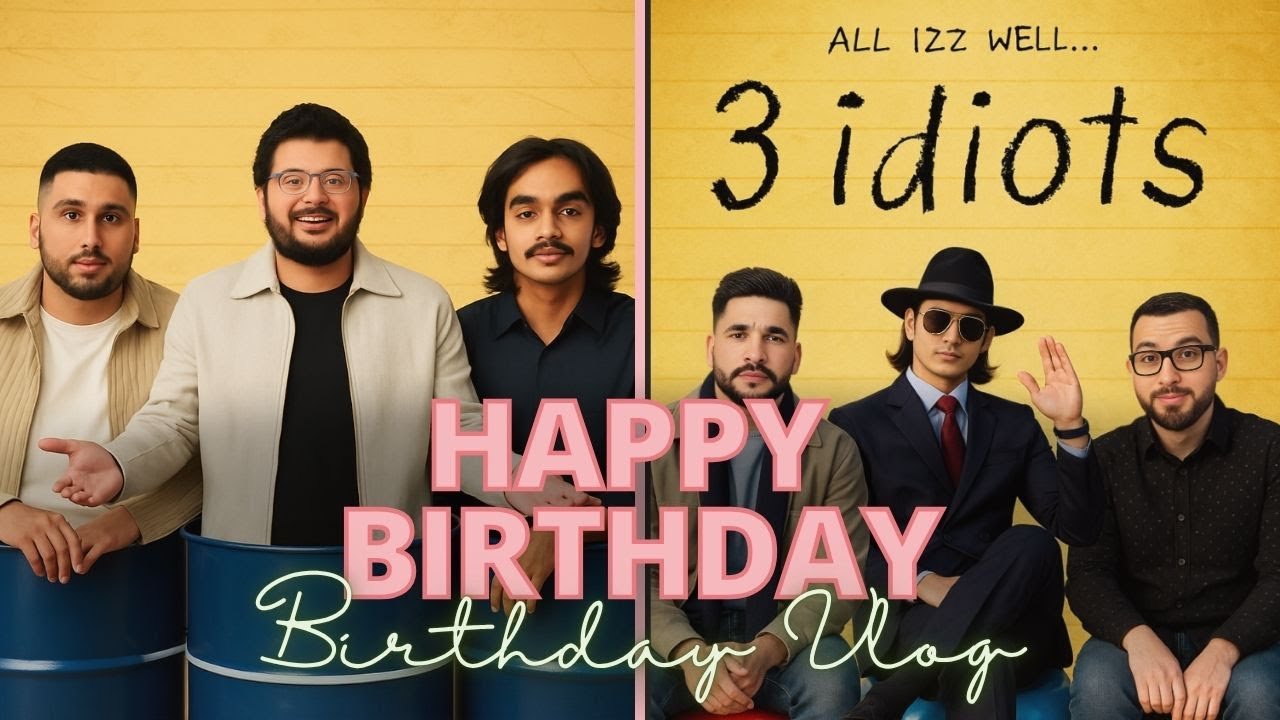 Mr. Jerry Vlog 18 | 3 Idiots on Wali Ullah  Birthday | Sahil Khan | @Dj Adil khan