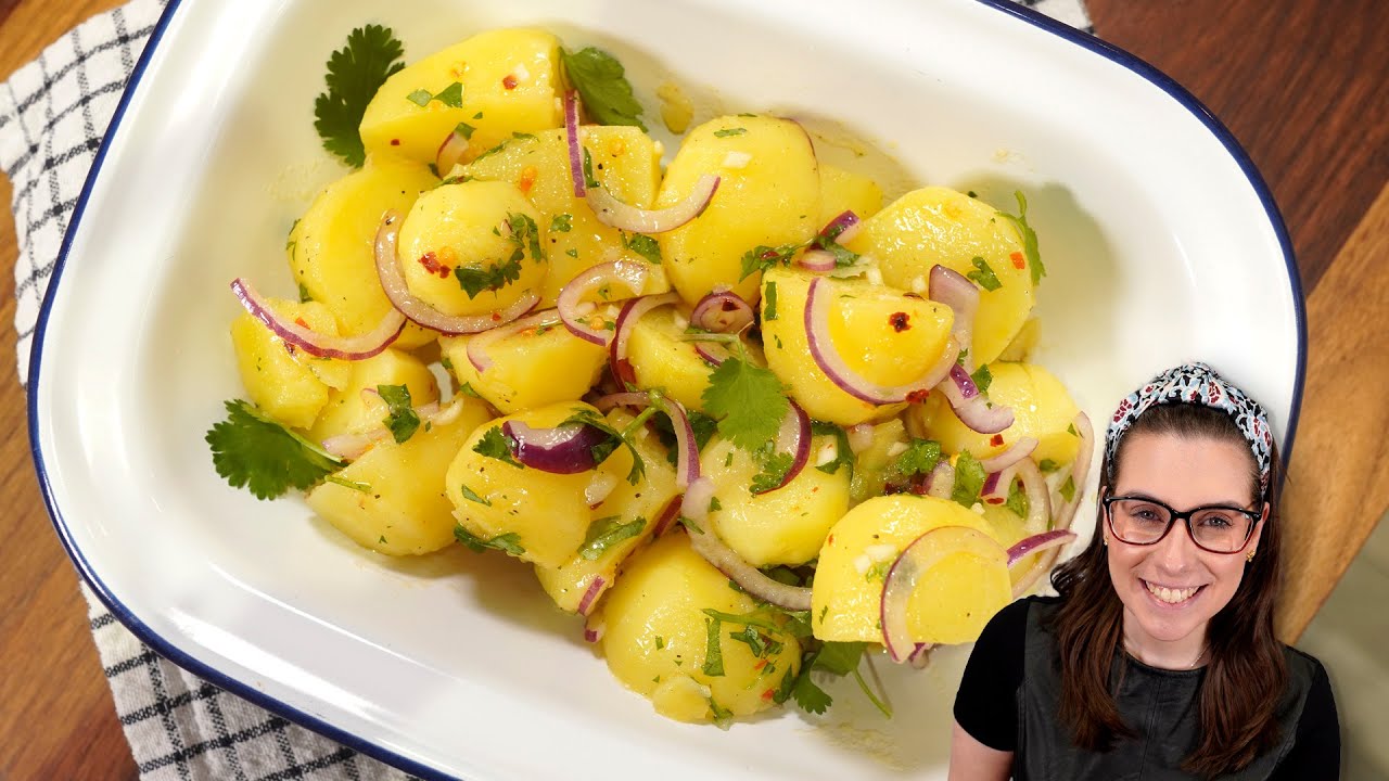 SALADA DE BATATA FÁCIL, SIMPLES E DELICIOSA!