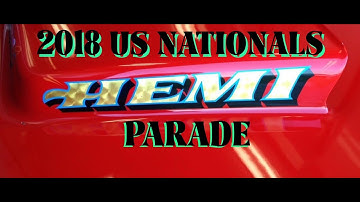 2018 NHRA US Nationals Mopar Hemi Challenge Parade, SS/AH 1968 Dodge Dart & Plymouth Barracuda