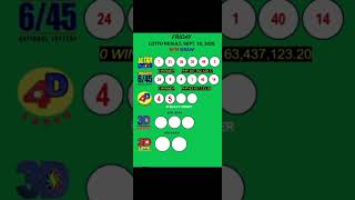 LOTTO RESULTS 9PM DRAW, SEPTEMBER 18, 2026@LottoResultTV15K