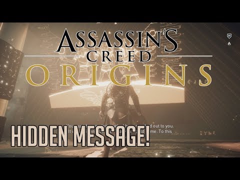 Assassin's Creed: Origins HIDDEN MESSAGE CODE BROKE REVERSED AUDIO! (The Tomb of Khufu)
