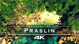 Praslin, Seychelles 🇸🇨 - by drone [4K]