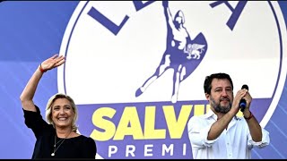 Matteo Salvini et Marine Le Pen en chœur contre l'Europe et la «submersion migratoire»