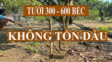 Cách vận hành hệ thống tưới không tốn chi phí với dòng béc VP3 | vnplant