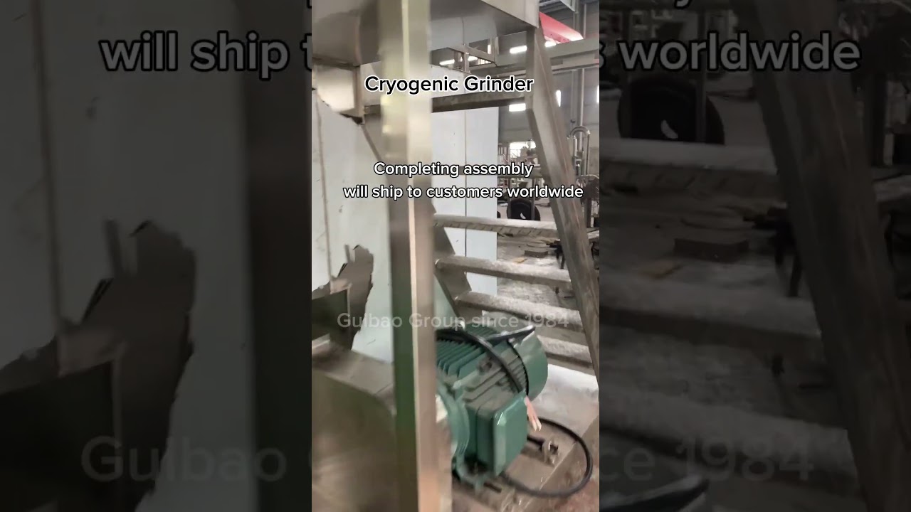 Cryogenic Grinder-assembly workshop #machine #directfromfactory #grinder #cryogenics #workshop