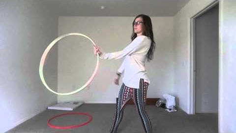 k roll/ continuous k roll hoop tutorial