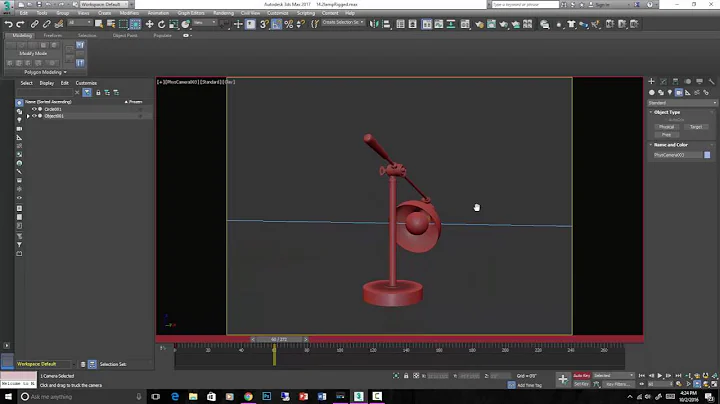 3ds Max: Animating Cameras With Keyframes and Constraints