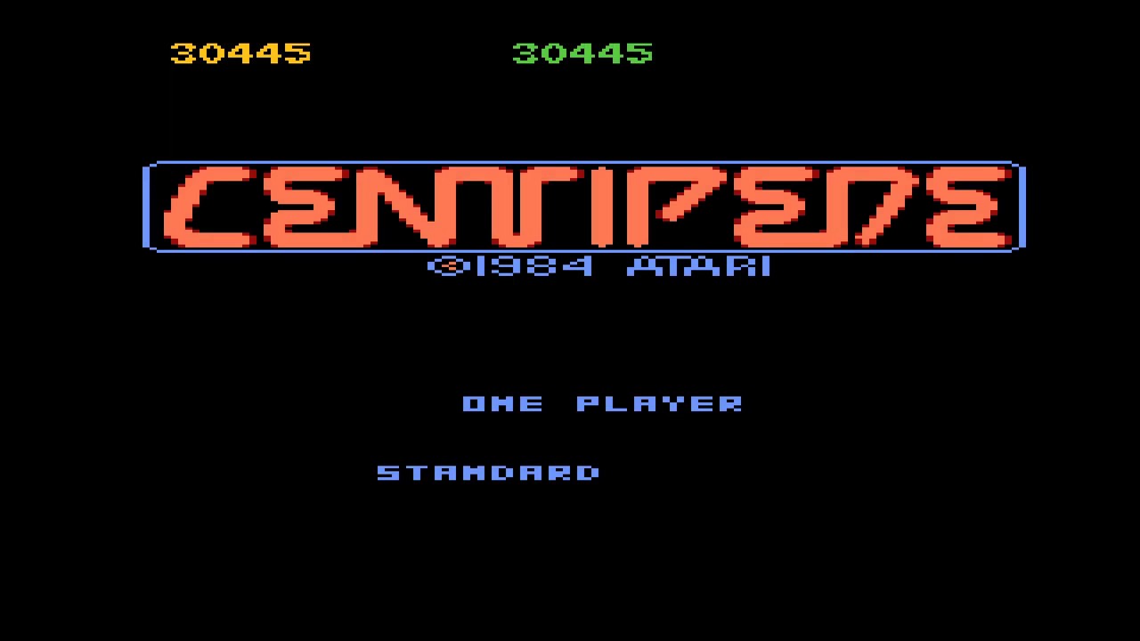 Atari 7800 Gameplay - Centipede