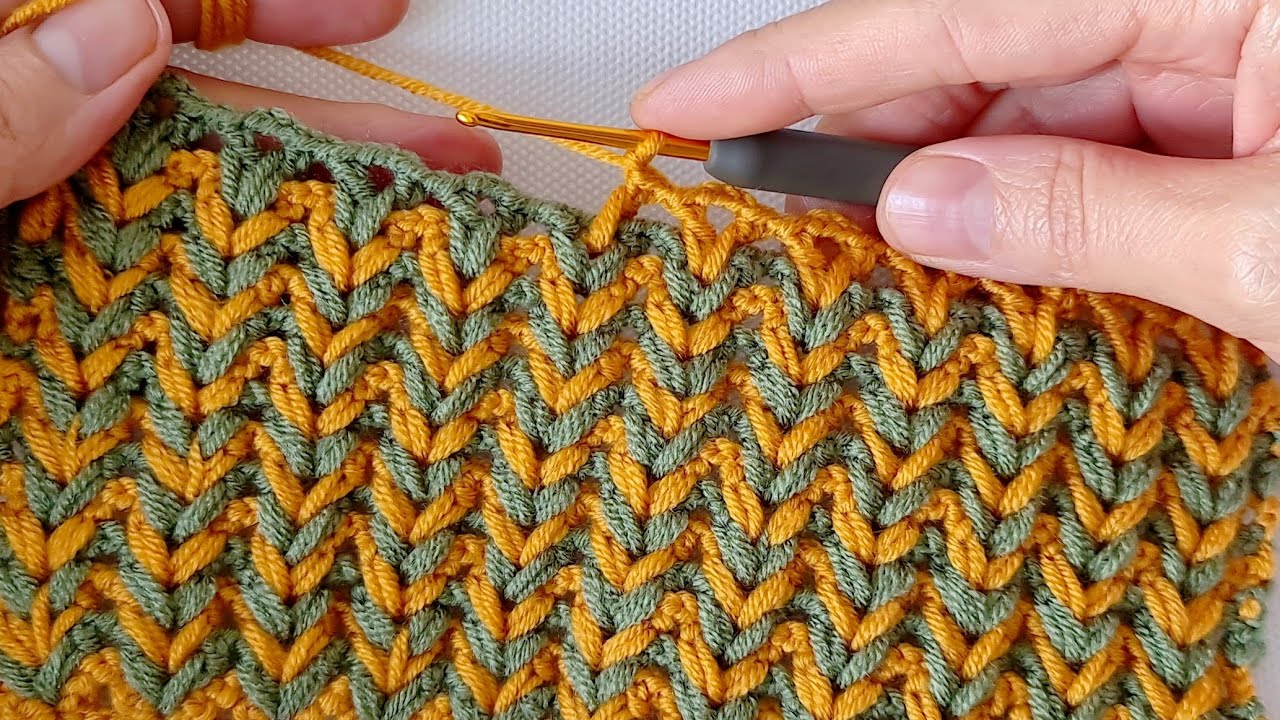 Bundan kolayı yok muhteşem başak tıg işi örgü modeli crochet