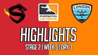 London Spitfire vs Shanghai Dragons | Overwatch League Highlights | Mar 23\/2018