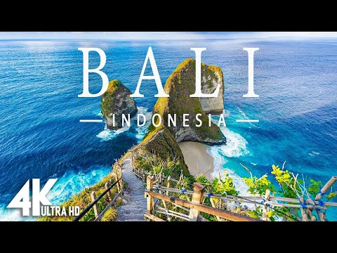 BALI INDONESIA - Relaxing music along with beautiful nature s ( 4k Ultra HD )