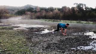 LATERAL BEAR CRAWL + THORACIC BRIDGE - full body exercise, includes chest, shoulders, legs and core.