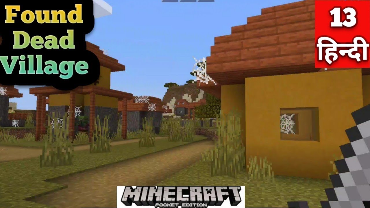 Found a Dead Village in Minecraft | Minecraft in Hindi Part 13 - YouTube