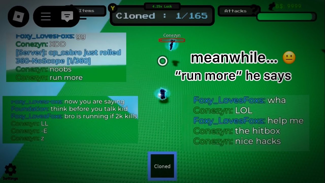 Showing a toxic player where they stand… | Roblox RNG Fights