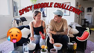 Spicy Noodle Challenge with Kian