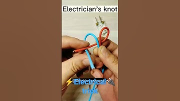 how to knot electric wire      🔌  🪢      electrical plug hack  #electicalplugtrick