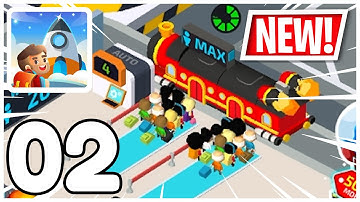 NEW Train - Space Inc - Gameplay Walkthrough Part 02 (iOS, Android)