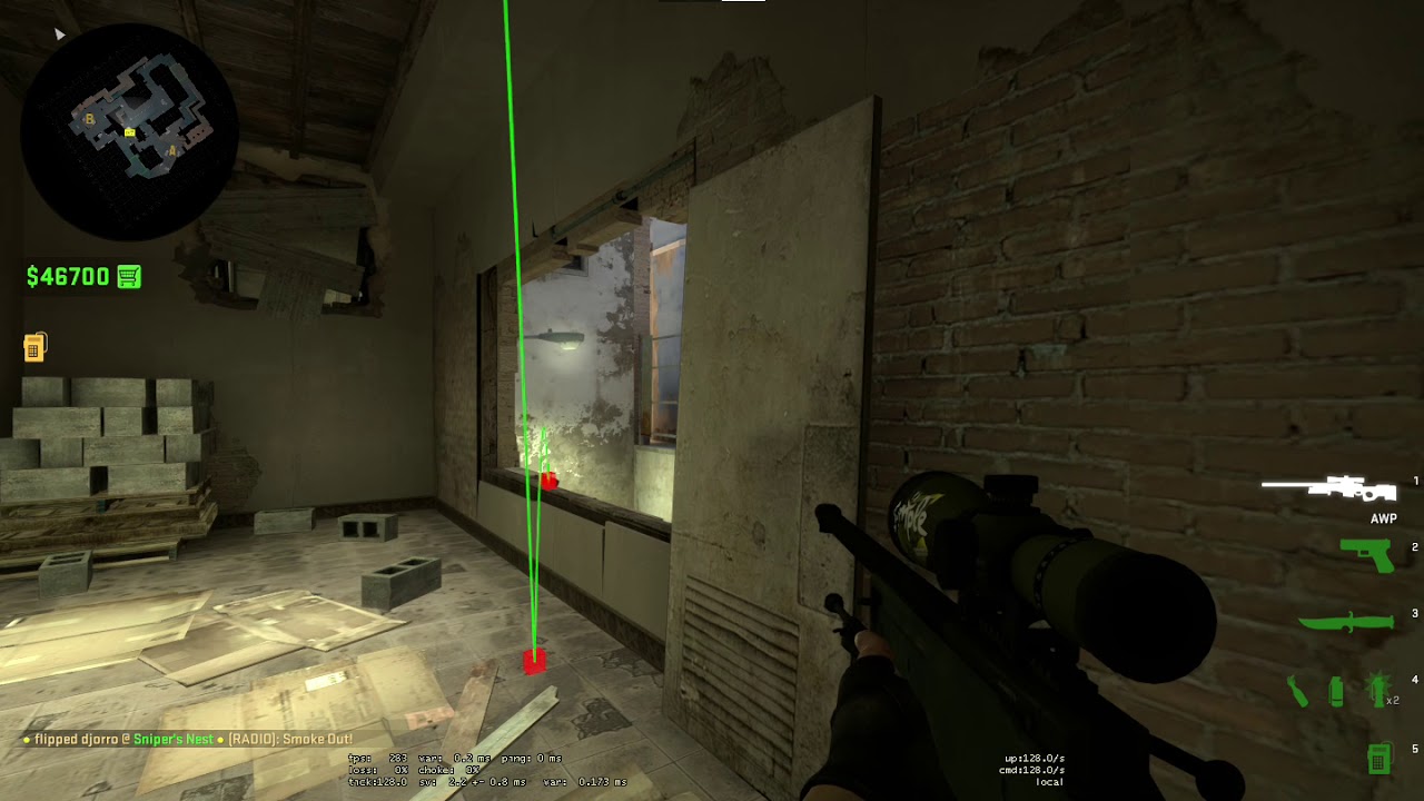 CS:GO Mirage window one way
