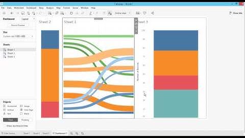 Tableau Tutorial 59: Sankey Diagram (a relatively easy way without data preparation)