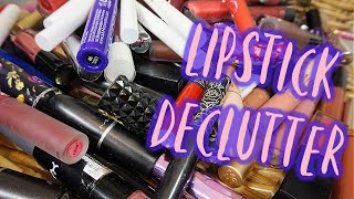 HUGE Lipstick Declutter!