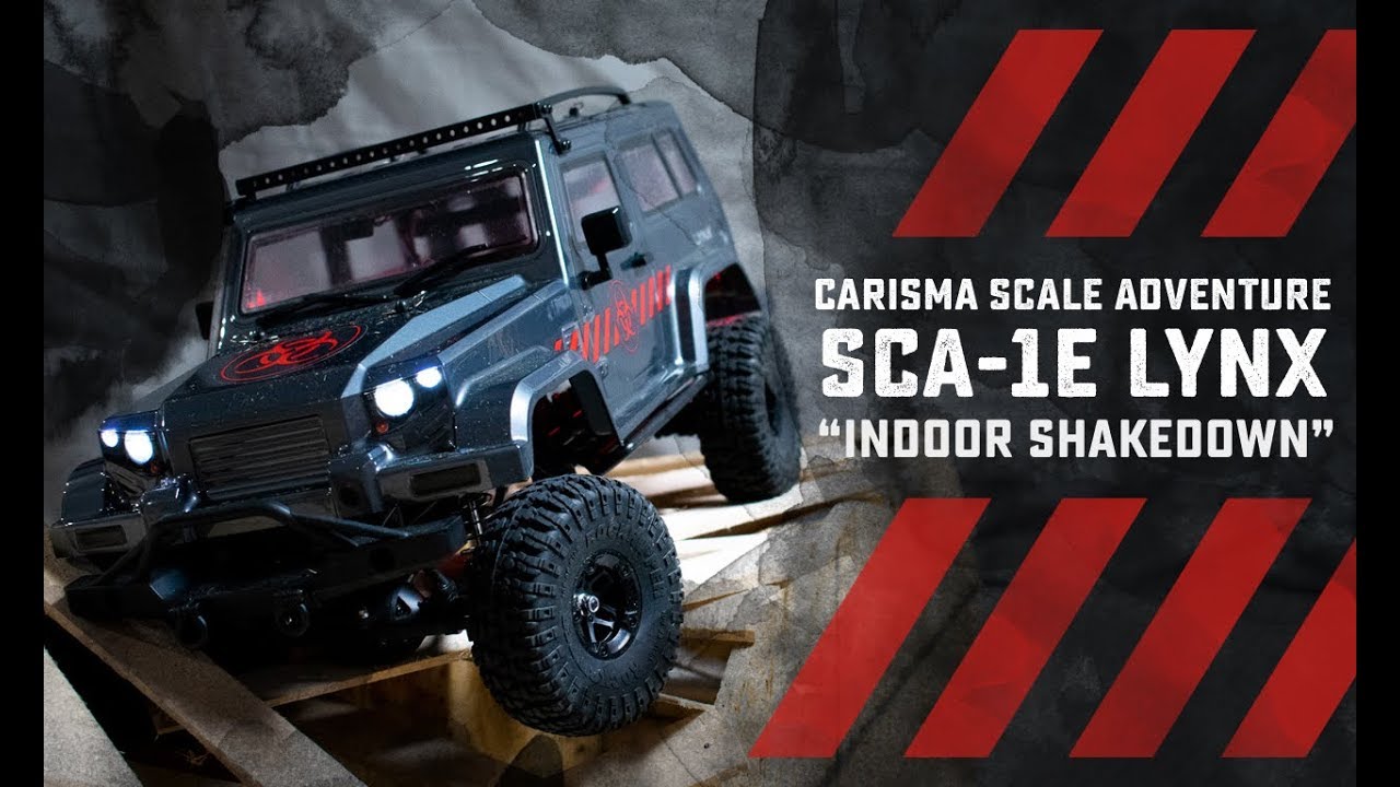 Carisma Scale Adventure SCA-1E Lynx - Indoor Shakedown