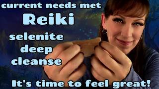 Powerful Reiki Selenite Healing🤍Cleanse Your Aura, Balance Chakras &amp; Shield Your Energy