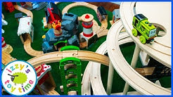 Toy Trains! MOUNTAIN SPIRAL MEGA TABLE TRACK!