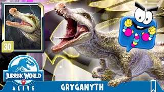 NEWLY BUFFED APEX GRYGANYTH (JURASSIC WORLD ALIVE)