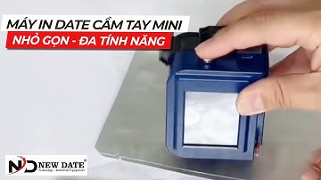 Máy in date cầm tay mini Smart V3 New Date - Máy in date mini, In date, In mã QR, Mã Vạch