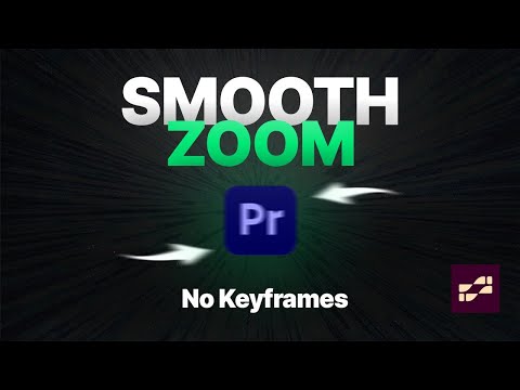 How to Smooth Zoom Effect, NO Keyframes, Super EASY Tutorial | Film Impact, Adobe Premiere