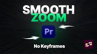 How to Smooth Zoom Effect, NO Keyframes, Super EASY Tutorial | Film Impact, Adobe Premiere