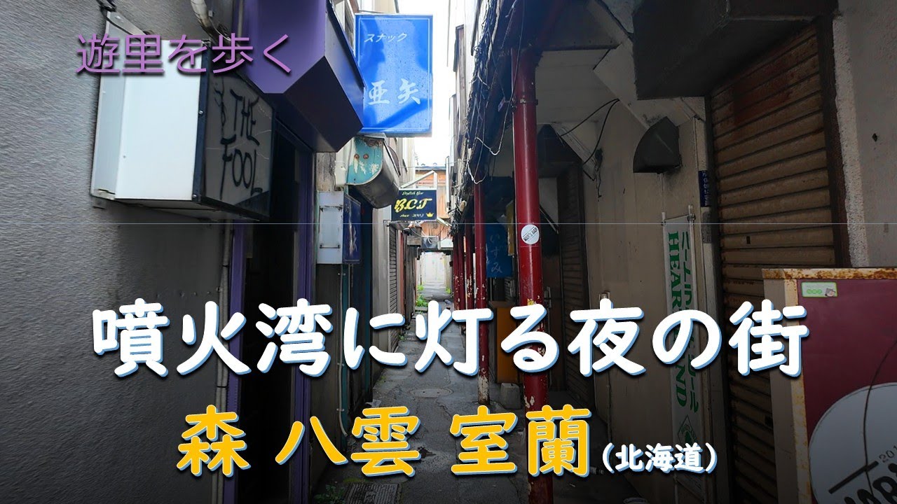 噴火湾を灯す夜の街／遊里 森 八雲 室蘭（北海道）