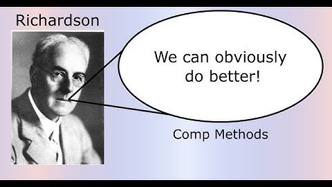 Comp Methods: Richardson