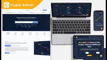 Crypto ICO Dashboard Template Bootstrap Admin with Dark Theme