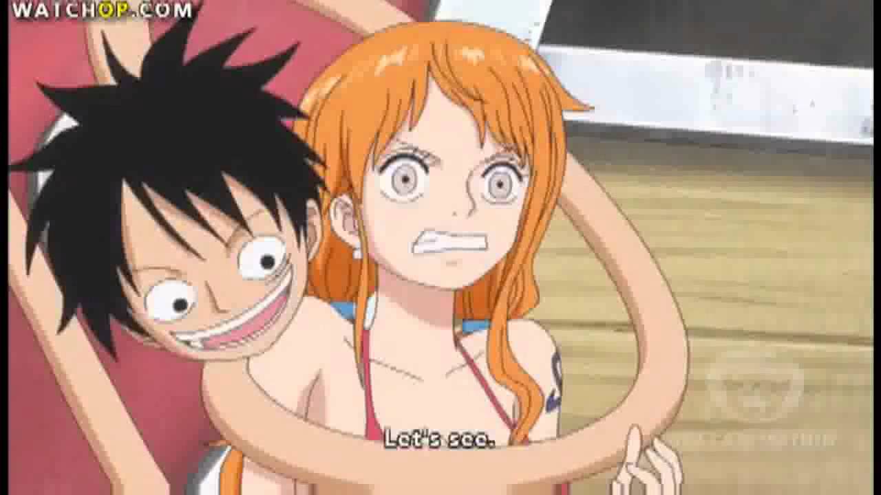 Luffy Nami Cute Moment 面白い一枚 Youtube